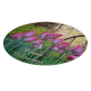 Bénédictions de Pâques planches à découper Tulipes