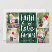 Bénédictions de vacances | Carte de collage photo  (Devant)