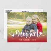 Bénédictions de vacances | Carte postale de vacanc (Devant / Derrière)