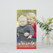 Bénédictions de vacances | Portrait Carte photo de (Debout devant)