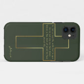 Bénédictions sereines : Étui de téléphone chrétien (Dos (Horizontal))