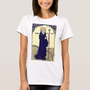Benedictus van Nursia abt van Monte Cassino T-shirt