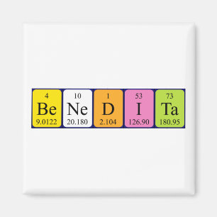 Benedita periodiek table name magnet magneet