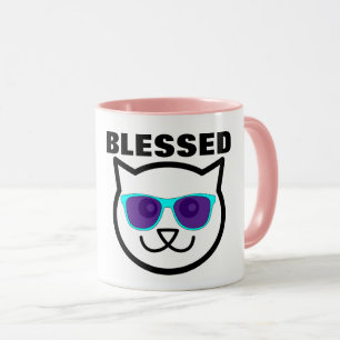 BÉNÉFICIÉ CAT Christian Coffee Mugs