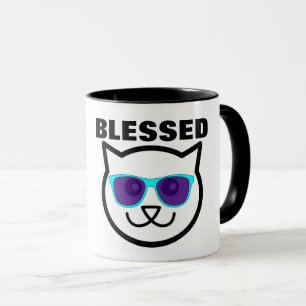 BÉNÉFICIÉ CAT Christian Coffee Mugs