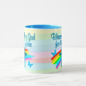 BÉNÉFICIÉ PAR DIEU 80E ANNIVERSAIRE MUG (Centre)
