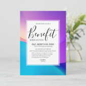 Benefit Invitation Template Kaart (Staand voorkant)