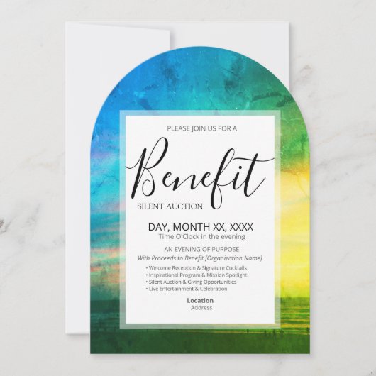 Benefit Invitation Template Kaart (Voorkant)
