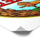 Benelli Motorfietsen logo Poster (Hoek)