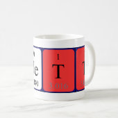 Benett périodique nom de table mug (Devant droit)