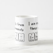 Benett périodique nom de table mug (Centre)