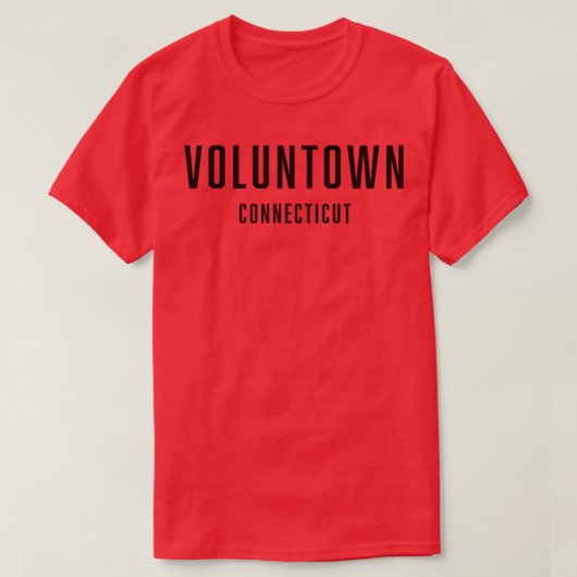 Bénévolat Connecticut TShirt (Design devant)