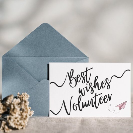 Bénévolat Merci Cartes Meilleurs voeux sur Voyage