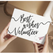 Bénévolat Merci Cartes Meilleurs voeux sur Voyage