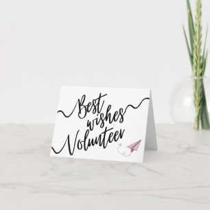Bénévolat Merci Cartes Meilleurs voeux sur Voyage