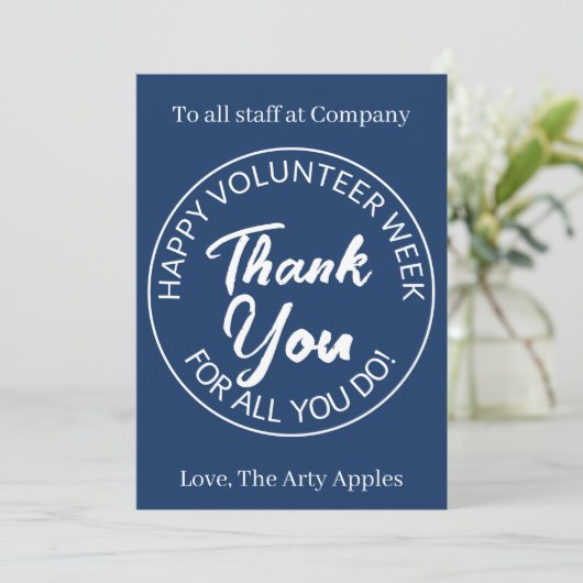 Bénévole merci (Debout devant)