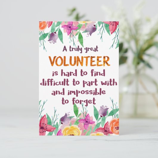 Bénévole Merci Bénévole cadeau d'appréciation (Debout devant)