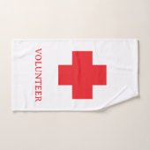 Bénévole & Premiers Secours, Croix, Ambulance, Méd (Serviette à main)
