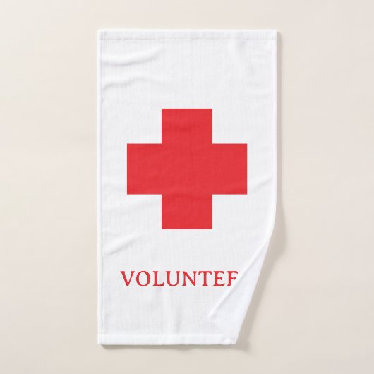 Bénévole & Premiers Secours, Croix, Ambulance, Méd (Serviette à main)