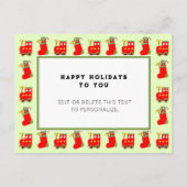 Bénévoles Appréciation Cartes de Noël (Dos)