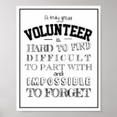 Bénévoles Appréciation Merci déco de bureau mur (Devant)