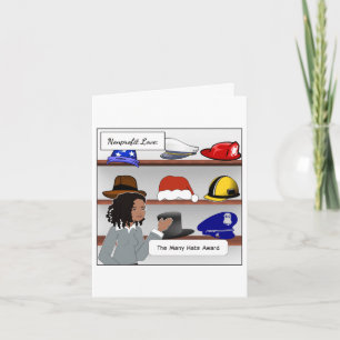 Bénévoles ou personnel Carte de remerciements à bu