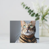 Bengaal Cat-Briefkaart Briefkaart (Staand voorkant)