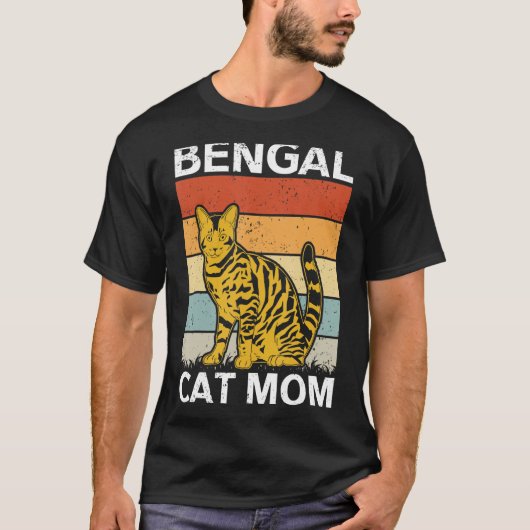 Bengaal Cat Mam Cat Eigenaar Bengalen T-shirt (Voorkant)