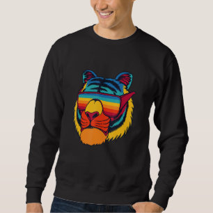 Bengaal Cool Tiger Glazen kleurrijke tijger L Trui
