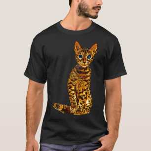 Bengaal Kat Huisdier, Nieuw Ontwerp Voor Kitten, K T-shirt