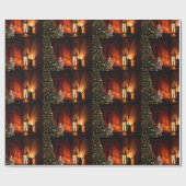 Bengaal Kat Kerstmis Cadeaupapier (Vlak)