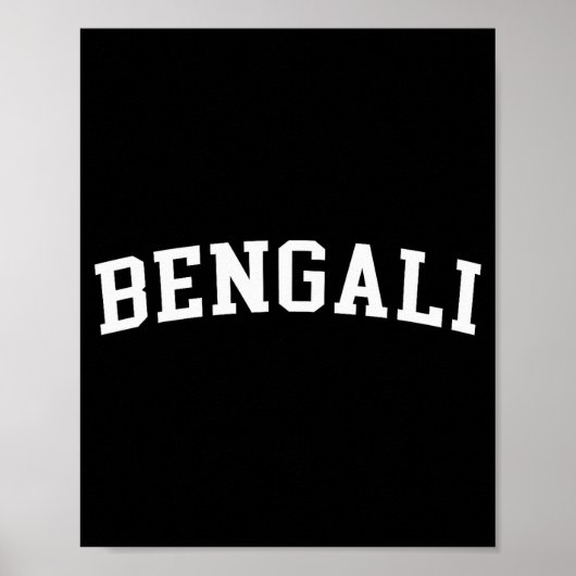 Bengaals poster (Voorkant)