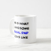 bengaals vader, geweldige koffiemok (Voorkant links)