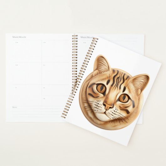 Bengaalse Cat 3D geïnspireerd Planner (Display)