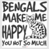 Bengaalse katten sticker (Vel)