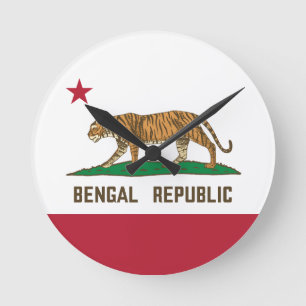 Bengaalse Republiek tijger - Bengaalse Pride Ronde Klok