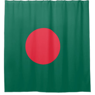 Bengaalse Vlag (Bangladesh) Douchegordijn