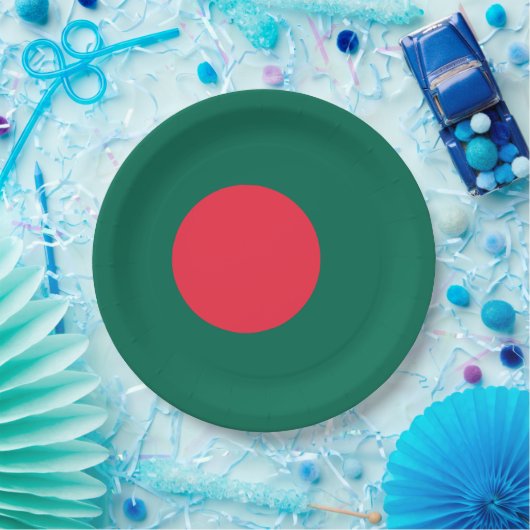 Bengaalse Vlag (Bangladesh) Papieren Bordje (Feest)