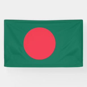 Bengaalse Vlag (Bangladesh) Spandoek