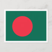 Bengaalse vlag, vlag van Bangladesh Briefkaart (Voorkant)