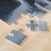 Bengaalse witte tijger in Natuur Legpuzzel (Zijkant)