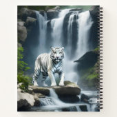 Bengaalse witte tijger in Natuur Notitieboek (Achterkant)