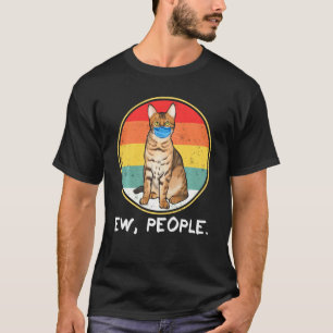  bengachtig homo's met kat-gezichtsmasker t-shirt