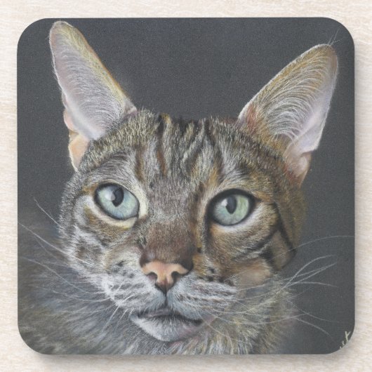 Bengal Cat coaster Bier Onderzetter (Voorkant)