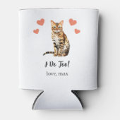 Bengal Cat Wedding Koelbox Favoriet Blikjeskoeler (Voorkant)