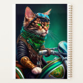 Bengal Chat conduire vélo St. Patrick's Day (Dos)