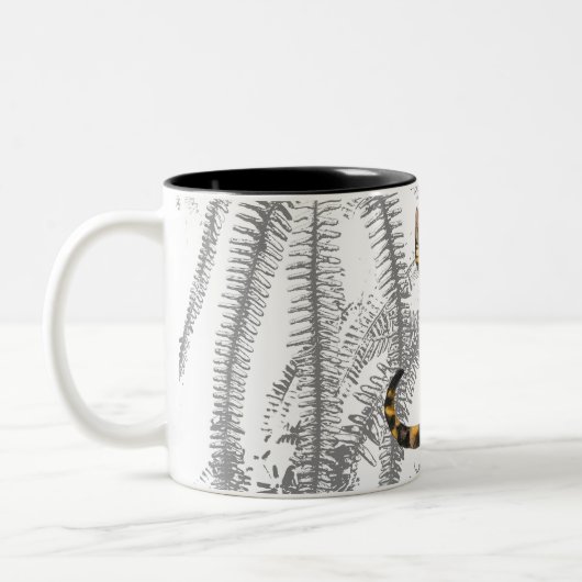 Bengal chat tone à deux tons tasse de café (Gauche)