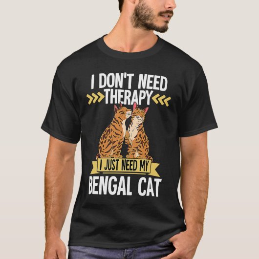 Bengal Kat 8 T-shirt (Voorkant)