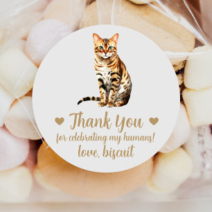 Bengal Kat Huwelijksgunst Stickers