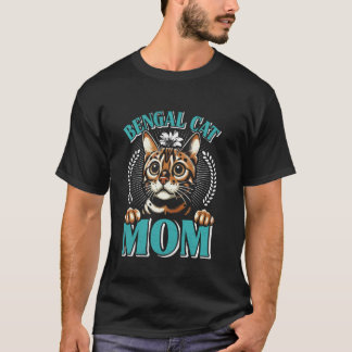 Bengal Kat Moeder BENGAL MOM Kat Eigenaar Bengal T-shirt